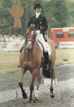 1995 Collect-A-Card Equestrian #266 Anne-Grethe Tornblad-Jensen / Marzog Front